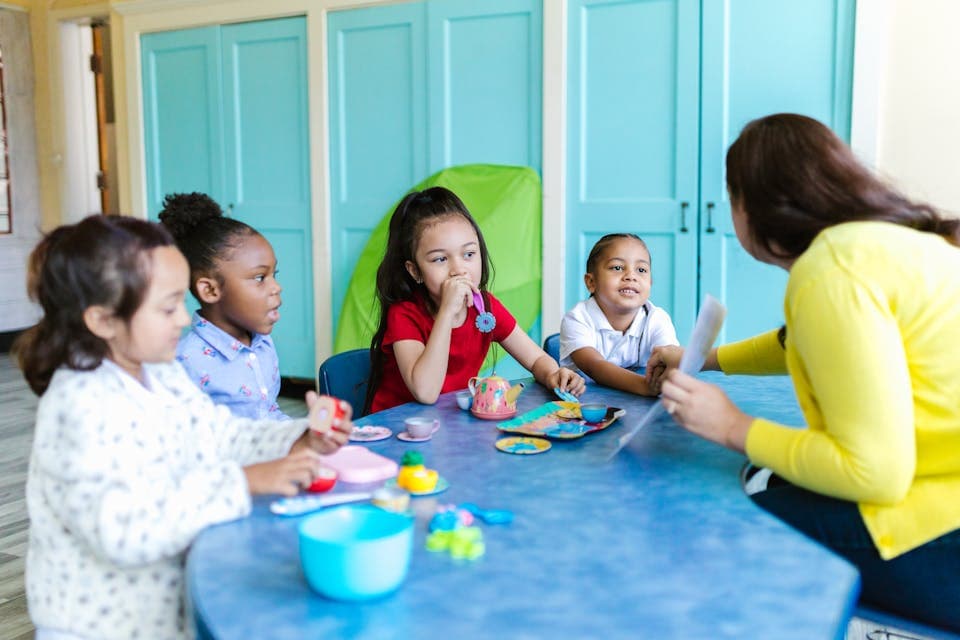 Childcare staff managing attendance and working time